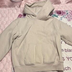 TNA Cozy Fleece Cream Hoodie
